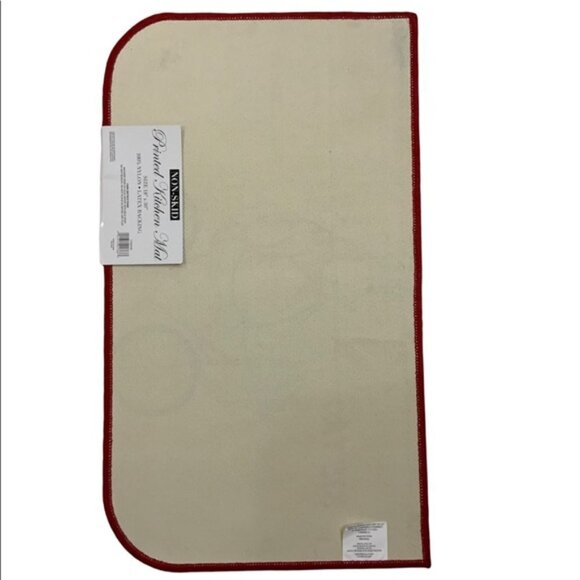 Better Home Chef Bistro Mat Printed Rug Machine Wash Rectangle 18”X30” NEW - Picture 2 of 13